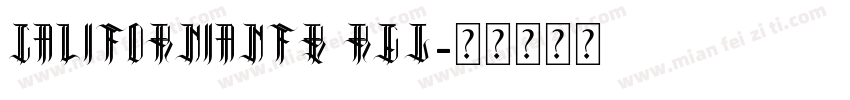 CalifornianFB Reg字体转换
